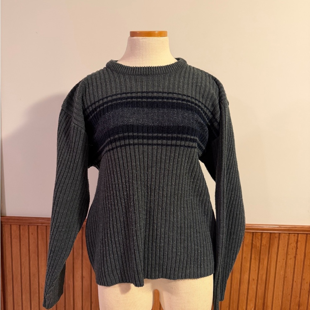 XG Xtreme Gear Ribbed Knit Sweater - Dark Gray